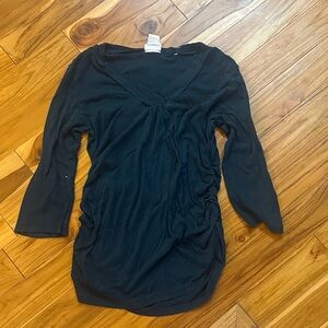 Oh Baby by Motherhood Dark Green Long Sleeve Top